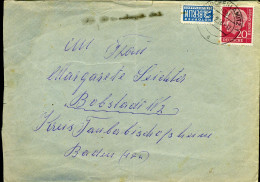 Brief Nach Bobstadt - Briefe U. Dokumente