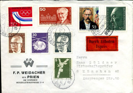 Brief Durch Eilboten Nach München - 'F.P. Weidacher, Prien Am Chiemsee' - Covers & Documents