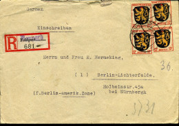 Registered Cover To Berlin-Lichterfelde - Other & Unclassified