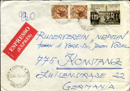 Express Cover To Konstanz, Germany - 1961-70: Poststempel