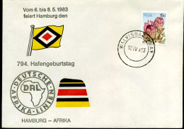FDC - 794. Hafengeburtstag Hamburg - Deutsche Afrika Linien - FDC