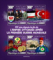 Djibouti 2023 War 100th End Ottoman Empire, Ataturk S202404 - Djibouti (1977-...)