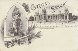 DE671  ---   GRUSS AUS BERLIN  --   DENKMAL KAISER WILHELM I. - Autres & Non Classés