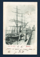 Anvers. Quai Van Dyck. Embarcadère Et Bateaux Sur L'Escaut. 1901 - Antwerpen