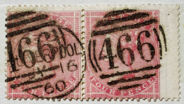 Grande-Bretagne YT N° 18 En Paire Used/oblitéré Bord De Feuille - Used Stamps