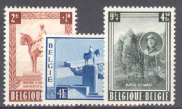 COB 938/40 Monument Koning Albert I-Monument Roi Albert I 1954 MH-met Scharnier-neuf Avec Charniere - Neufs