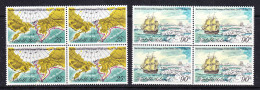 Norfolk Island 1978 Cpt. Cook's Voyages 2v Bl Of 4 ** Mnh (59990) - Isola Norfolk
