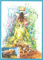 Moldova , 2024 , World Bee Day , Insects, Honeybees ,Personal Stamp, Maxicard - Moldavië