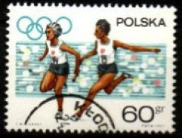 POLOGNE       -      COURSE  A  PIEDS   /   RELAIS     -    Oblitéré. - Athlétisme