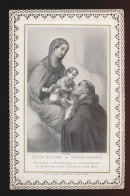 IMAGE PIEUSE RELIGIEUSE CANIVET DENTELLE = N.D.DU ROSAIRE & N.S. DEL ROSARIO     2 SCANS - Imágenes Religiosas