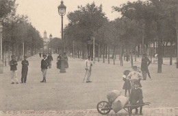 CARTE POSTALE ORIGINALE ANCIENNE : ROCHEFORT SUR MER LE COURS D'ABLOIS  ANIMEE  CHARENTE MARITIME (17) - Rochefort