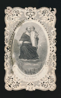 IMAGE PIEUSE RELIGIEUSE CANIVET DENTELLE =  SAINT JOSEPH    2 SCANS - Imágenes Religiosas