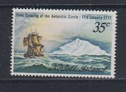 Norfolk Island 1973 Capt. Cook 1st Crossing Antarctic Circle  1v ** Mnh (59990C) - Isola Norfolk