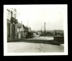 Photo Frontiere Hendaye Irun 11 Sept. 1936 Irun Vient D' Etre En Partie Detruite Guerre D' Espagne (format 9cm X 11,5cm) - Lugares