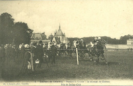 60  COURSES DE CHANTILLY - PENDANT LA COURSE - LE TOURNANT DU CHATEAU - PRIX DU JOCKEY CLUB (ref 6567) - Chantilly