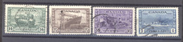 Canada  :  Yv  215-18  (o) - Used Stamps