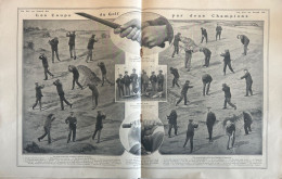 1907 GOLF - LES COUP DU GOLF PAR DEUX CHAMPIONS - A. MASSEY - TAYLOR CHAMPION D'ANGLETERRE - VIE AU GRAND AIR - 1900 - 1949