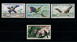 V - REP CENTRAFRICAINE - Année 1960 :  N° Y&T PA 1/3 (oiseaux) + PA 4 (JO De Rome) -  (4 Timbres  Tous NSC **) - Zentralafrik. Republik