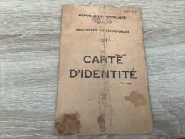 Carte Identitée.1939 Lens - Mitgliedskarten