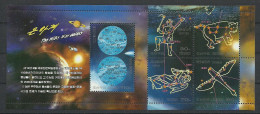 Korea  2014 Space Strip From Booklet  Y.T. Ex C 660 ** - Corée Du Nord