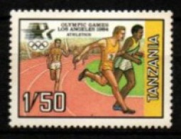 TANZANIE      -      COURSE  A  PIEDS  **     -   1984 . JO  Los  Angeles - Athletics