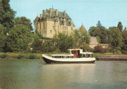 CPSM Châtillon En Bazois - Le Château, Le Canal Du Nivernais-Timbre   L2923 - Chatillon En Bazois