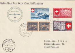 Suisse Lettre Aviation Zürich 1939 - Poststempel