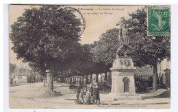 GIRONDE - LIBOURNE - La Statue De Geraud Et Les Allées De Tourny (Animation ) - Editions Louis Garde - Libourne