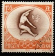 POLOGNE      -      SAUT  EN  LONGUEUR   /   TRIPLE  SAUT         -      Oblitéré. - Athlétisme