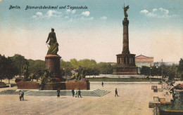 DE680 ---    BERLIN  --   BISMARCK - DENKMAL UND  SIEGESSAULE --  1925 - Sonstige & Ohne Zuordnung