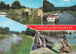 CPSM Canal Du Nivernais-Timbre   L2923 - Andere & Zonder Classificatie