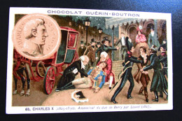 Chromo "Chocolat GUERIN-BOUTRON" - Série "Histoire De FRANCE" - Guerin Boutron