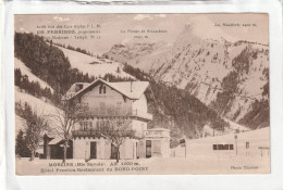 CPA :  14 X 9  -  MORZINE  - Hôtel  Pension-Restaurant  Du  ROND-POINT - Morzine