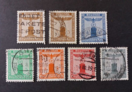 GERMANY ALLEMAGNE EMPIRE DEUTSCHES III REICH 1938 AQUILA E CROCE UNCINA CAT. YVERT N.106/112 - Used Stamps