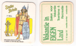 Ancien Sous Bock Stella Artois "Salon Voor Vakantie Oostende 1983" Recto Verso - Beer Mats