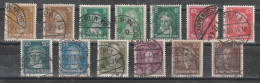 1924 - REICH   Mi No 385/397 - Used Stamps