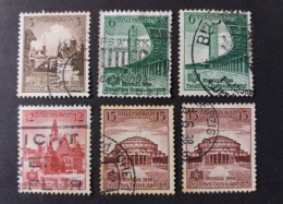 GERMANY ALLEMAGNE EMPIRE DEUTSCHES III REICH 1938 16 FESTA SPORTIVA E GINNICA DI BRATISLAVA CAT. YVERT N.608/611 - Used Stamps