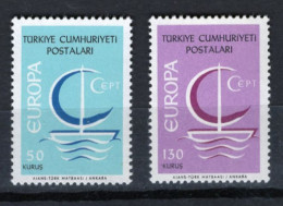 (alm10) EUROPA CEPT  1966 Xx MNH  TURQUIE - Collections (sans Albums)