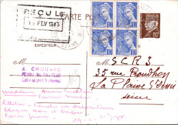 FRANCE ENTIER POSTAL  512-CP1 - TYPE PETAIN 80c - Letter Cards
