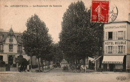 N°3557 W -cpa Argenteuil -le Boulevard De Sannois- - Argenteuil