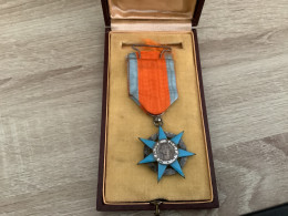 Médaille Décoration Mérite Social Dans Son écrin - Frankrijk