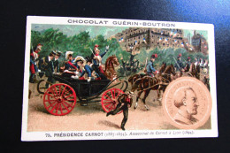 Chromo "Chocolat GUERIN-BOUTRON" - Série "Histoire De FRANCE" - Guerin Boutron