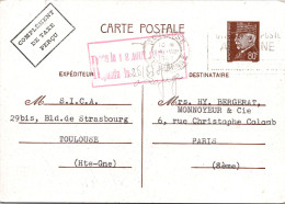 FRANCE ENTIER POSTAL  512-CP1 - TYPE PETAIN 80c - Kartenbriefe