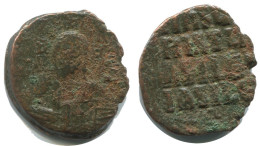 JESUS CHRIST ANONYMOUS FOLLIS Ancient BYZANTINE Coin 9.6g/29mm #AB305.9.U.A - Bizantinas