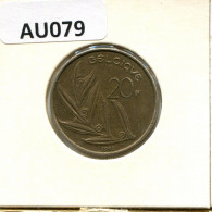 20 FRANCS 1993 Französisch Text BELGIEN BELGIUM Münze #AU079.D.A - 20 Frank