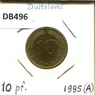 10 PFENNIG 1995 A BRD ALLEMAGNE Pièce GERMANY #DB496.F.A - 10 Pfennig