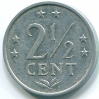 2 1/2 CENT 1980 NETHERLANDS ANTILLES Aluminium Colonial Coin #S10582.U.A - Netherlands Antilles