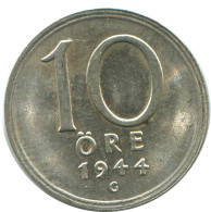 10 ORE 1944 SCHWEDEN SWEDEN SILBER Münze #AD063.2.D.A - Schweden