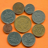 Collection MUNDO Moneda Lote Mixto Diferentes PAÍSES Y REGIONES #L10310.1.E.A - Other & Unclassified