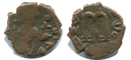 ARAB PSEUDO AUTHENTIC ORIGINAL ANCIENT BYZANTINE Coin 3g/20mm #AB377.9.U.A - Byzantine